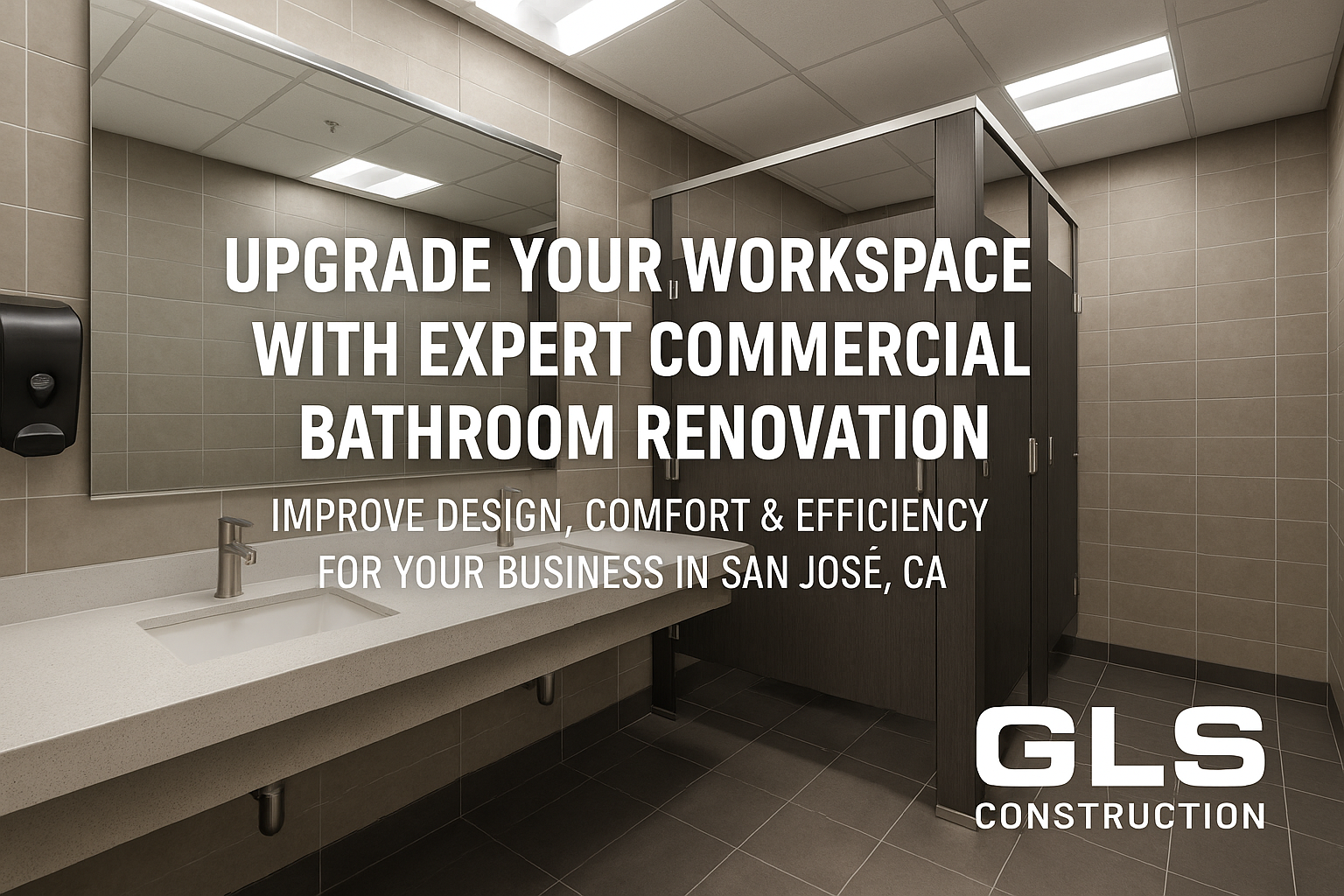 Commercial bathroom renovation